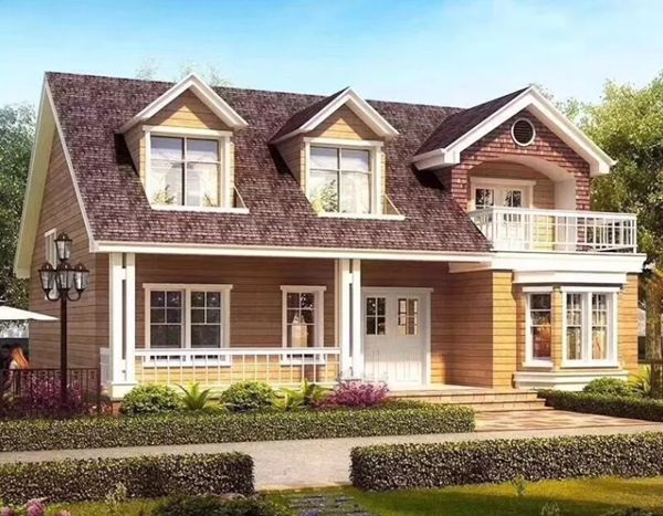 農(nóng)村房子太老土？輕鋼別墅讓房子一點(diǎn)也不土(圖2)