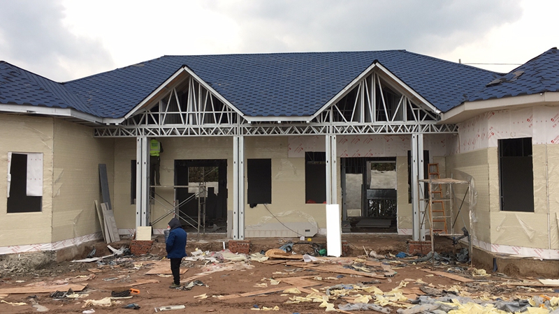 重慶開州鐵橋鎮(zhèn)輕鋼別墅項目(圖2)