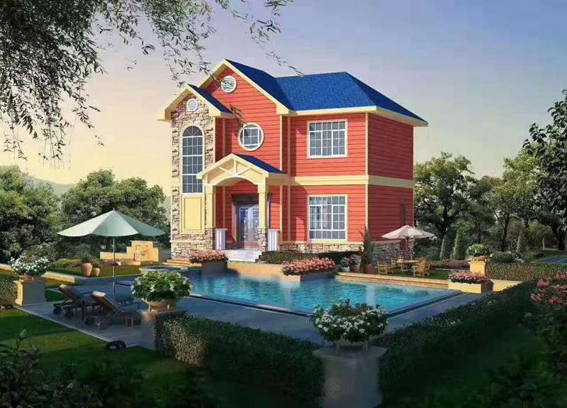 南京輕鋼別墅建筑公司 29萬(wàn)建別墅【綠色環(huán)保別墅】(圖3) 睿婕輕鋼別墅