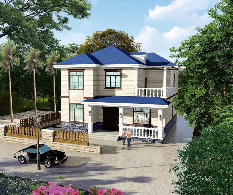 2020年下半年4套最新款經(jīng)典輕鋼別墅戶型圖推薦(圖2) 睿婕房屋科技