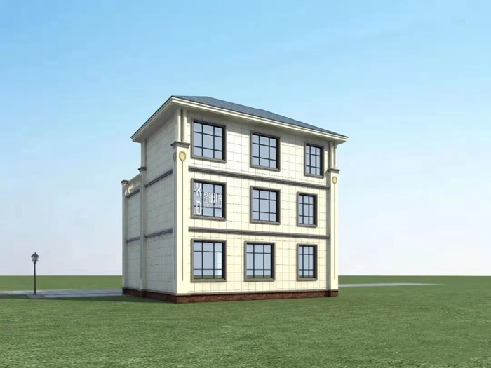 一百二十平方的輕鋼別墅設(shè)計(jì)圖(圖7) 睿婕輕鋼別墅