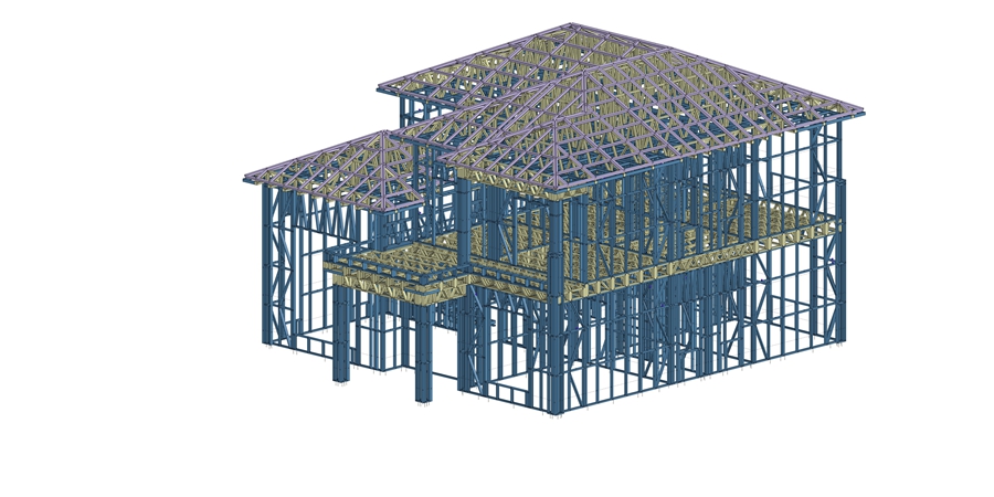 農(nóng)村建房兩層輕鋼別墅得多少錢？(圖2)