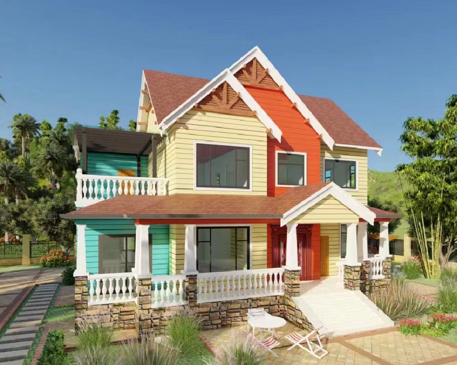 30萬輕鋼別墅大概可以建多大面積？