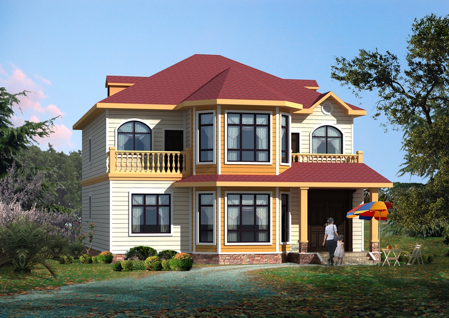 農(nóng)村擁有一棟輕鋼別墅，品味鄉(xiāng)村精致生活