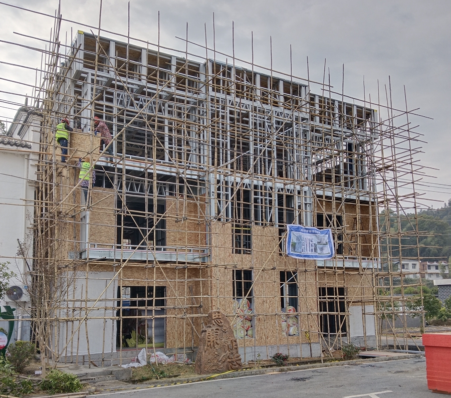 睿婕萍鄉(xiāng)輕鋼別墅研學樓正式竣工完成，并交付業(yè)主使用!(圖2)