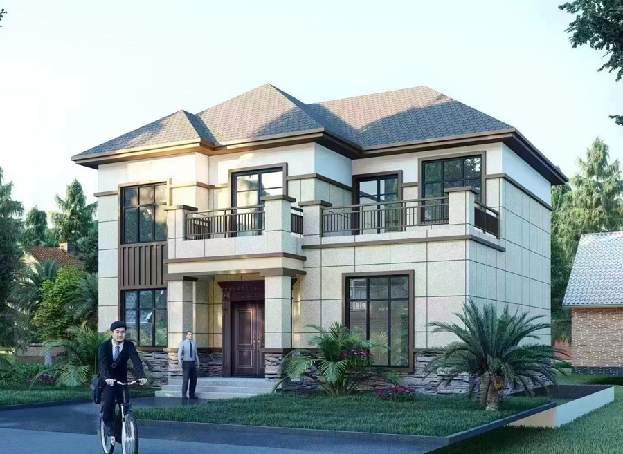 輕鋼別墅可以設(shè)計哪些風格？(圖2)