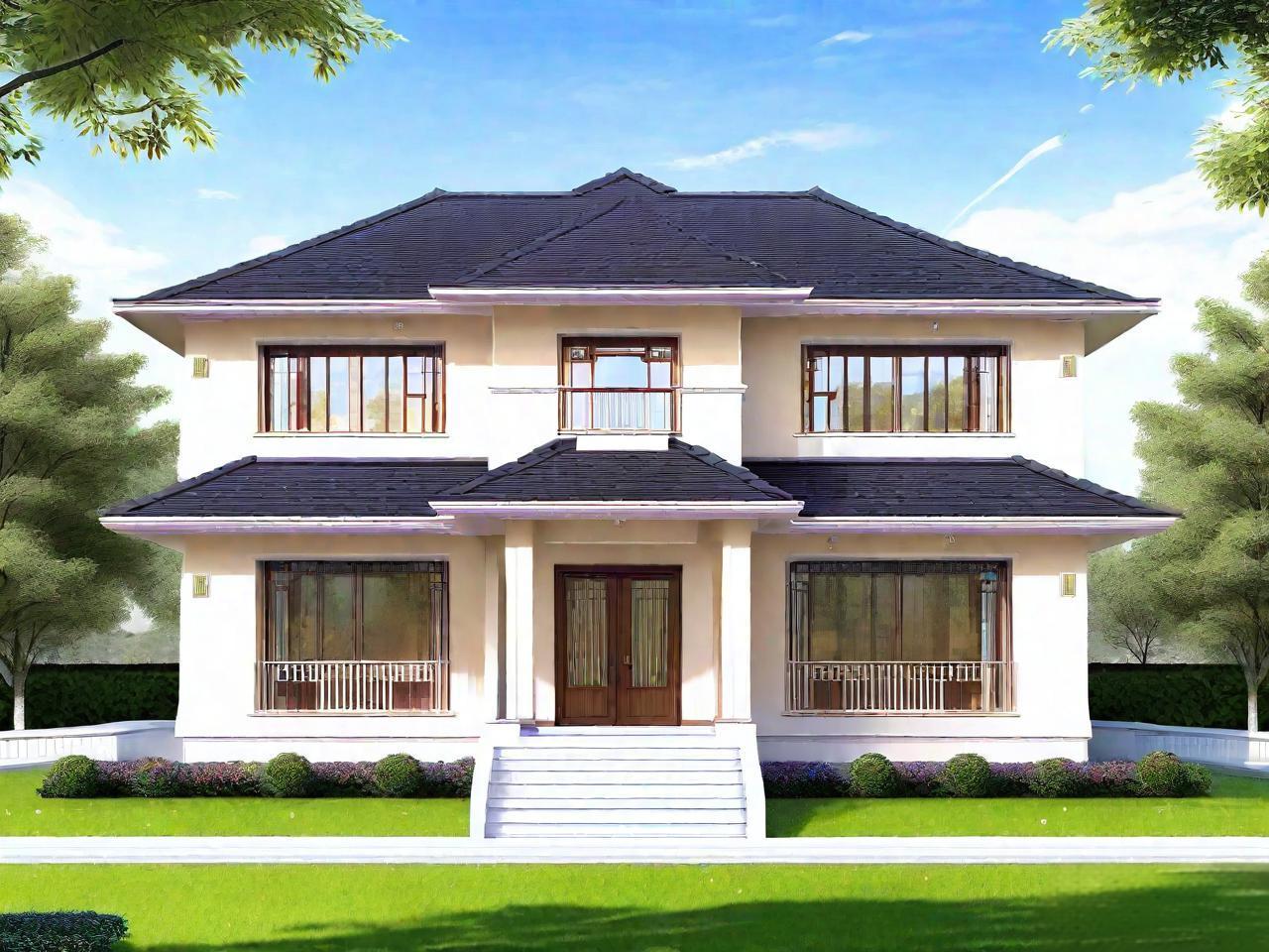 最新力作!睿婕兩層中式風輕鋼別墅，品味現(xiàn)代東方雅韻