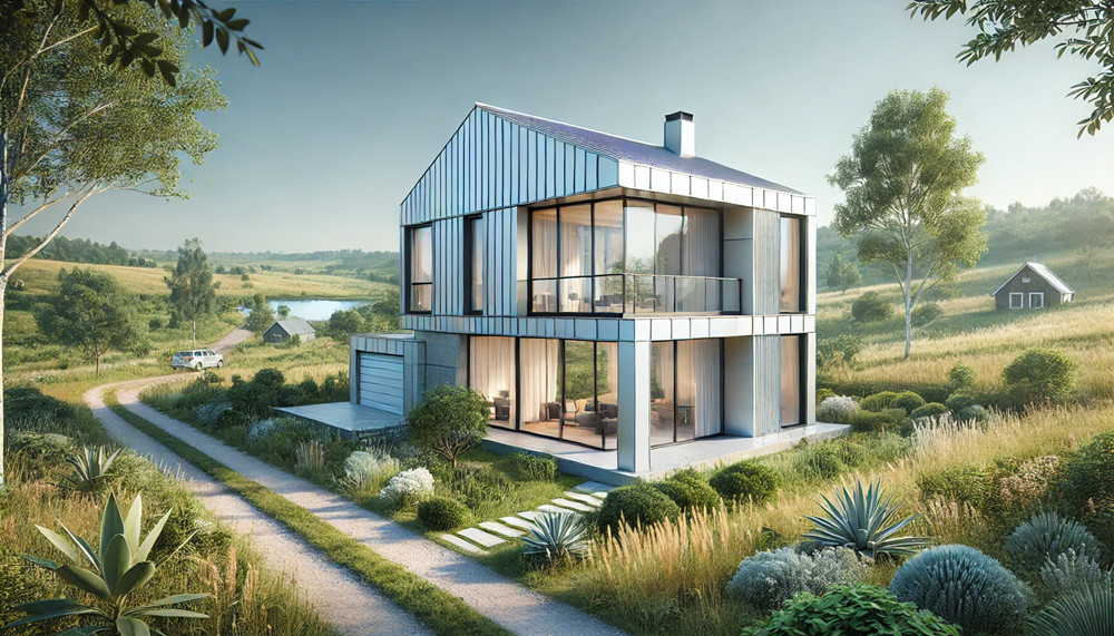 搭建在農(nóng)村的輕鋼別墅 搭建在農(nóng)村的輕鋼別墅