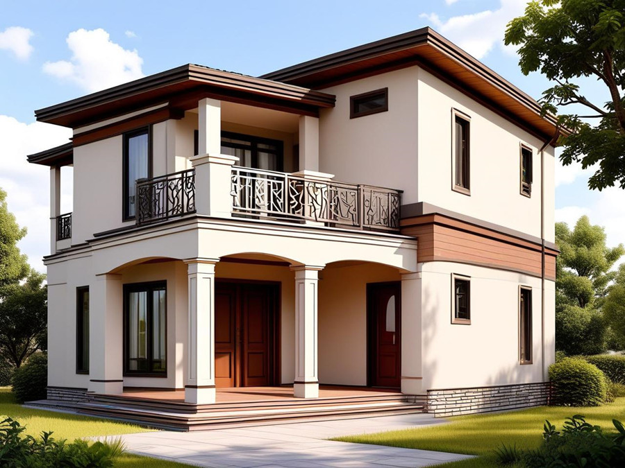 歐式風(fēng)格輕鋼別墅（2）